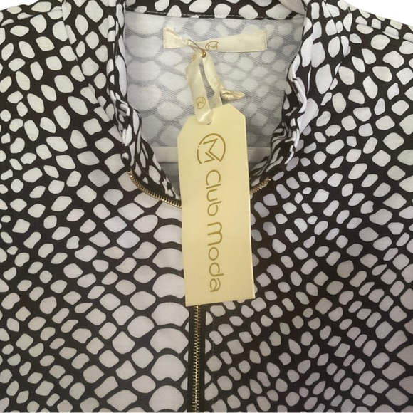 NWT CLUB MODA Zip Up, Long Sleeve - Picture 3 of 7